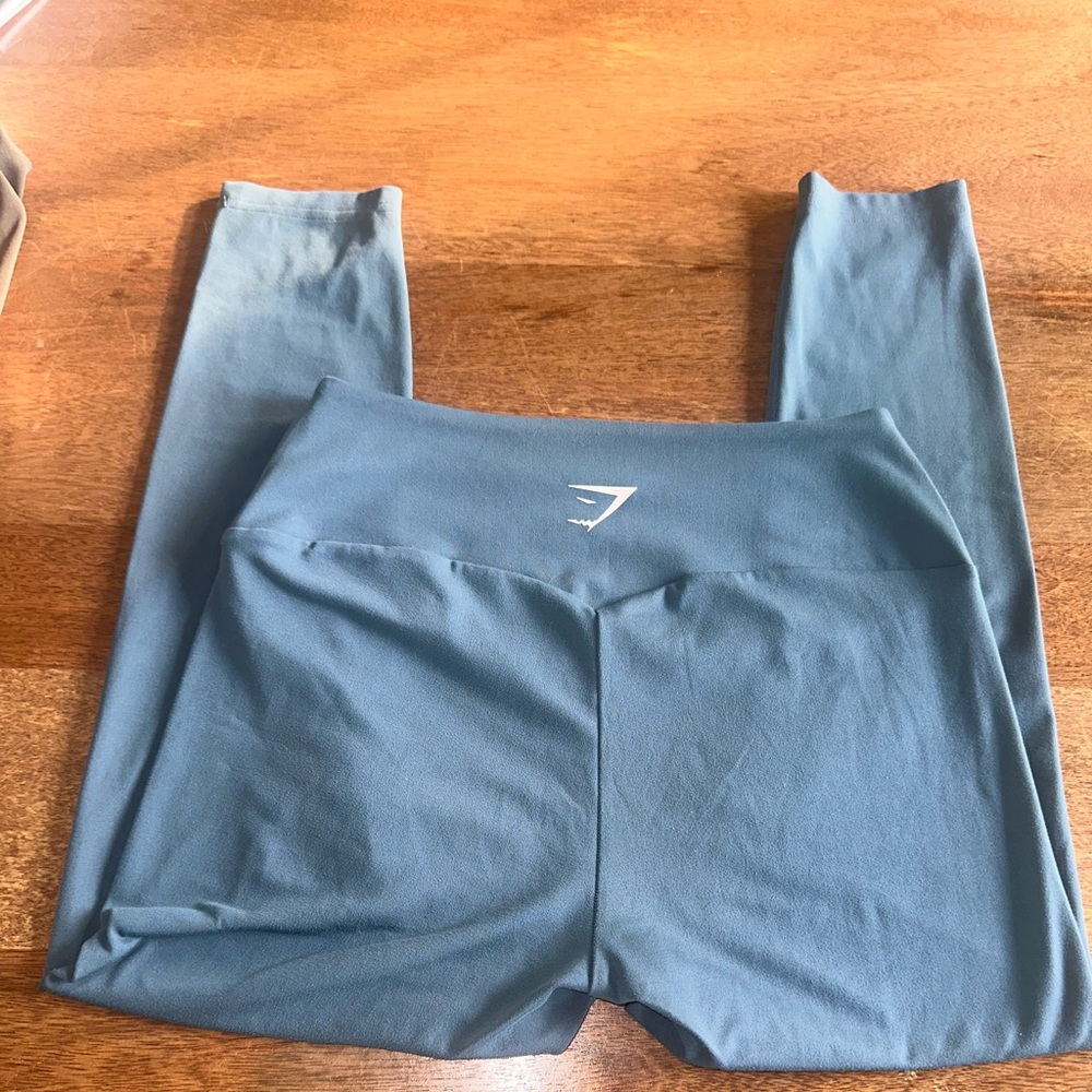 Gym shark Blue High-Waisted Leggings - Picture 2 of 4